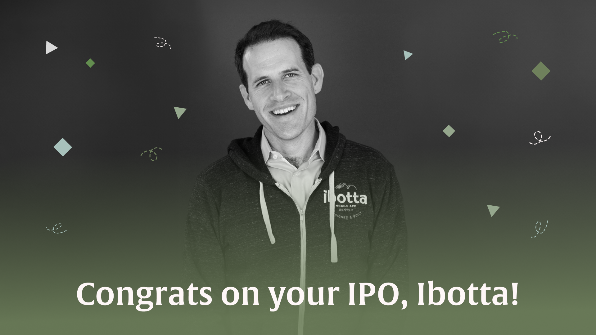 Image congratulating Ibotta on their IPO